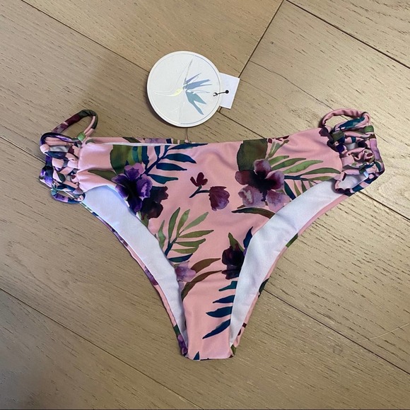byrds of paradise clothing Other - ByrdsofParadise Pink Purple Floral Bikini Bottom S